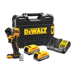   DeWalt DCF850E2T-QW Akkus ütvecsavarozó 1/4" Powerstack 18V (2x1,7Ah)