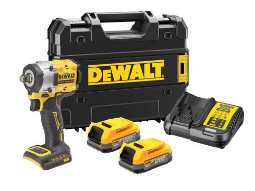 DeWalt DCF921E2T-QW Akkus ütvecsavarozó 1/2" Powerstack 18V (2x1,7Ah)