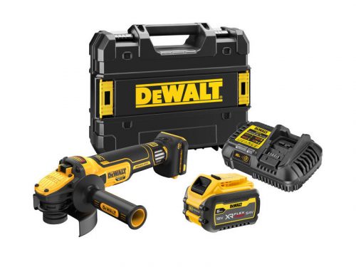 DeWalt DCG409VST1-QW Akkus sarokcsiszoló kofferben 125mm 18V (1x6,0Ah)