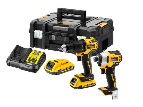 DeWalt DCK2062D2T-QW Akkus gépszett (DCD708+DCF809 + 2x2,0Ah+töltő+TSTAK)