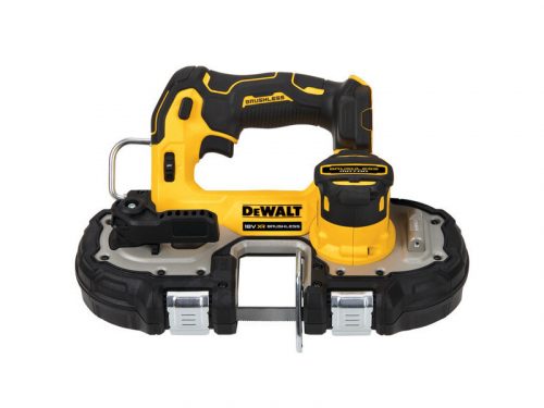 DeWalt DCS377NT-XJ Akkus kézi szalagfűrész kofferben 18V (Akku és töltő nélkül)