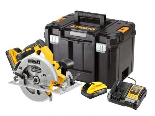 DeWalt DCS570H2T-QW Akkus körfűrész Powerstack 18V (2x5,0Ah)