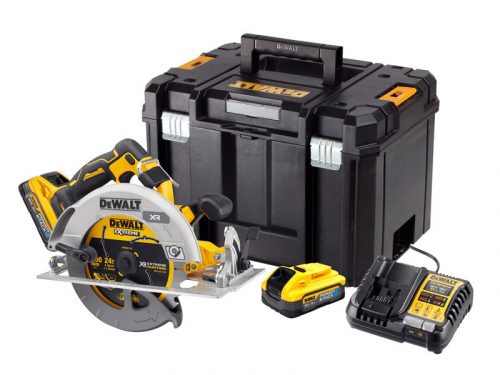 DeWalt DCS573H2T-QW Akkus körfűrész Powerstack 18V (2x5,0Ah)