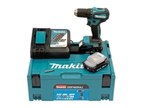 Makita DDF483RAJ akkus fúró-csavarbehajtó MAKPAC kofferben 18V LXT BL XPT