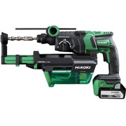   HiKOKI DH18DPC-5AH-VACUUM Akkus fúrókalapács porelszívóval 18V SDS-PLUS 2x5,0Ah + töltő