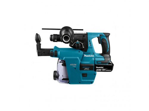 Makita DHR243RTJW Akkus fúró-vésőkalapács 18V Li-ion LXT 2x5,0Ah  MAKPAC kofferben