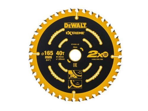 DeWalt DT10301-QZ Körfűrészlap EXTREME 165x20x40