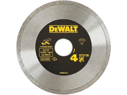 DeWalt DT3736-XJ Gyémánttárcsa csempéhez 125x22.2mm