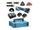 Makita DTM52RTJX1 Akkus Multifunkciós gép 18V LXT Li-ion 2x5,0Ah + készlet