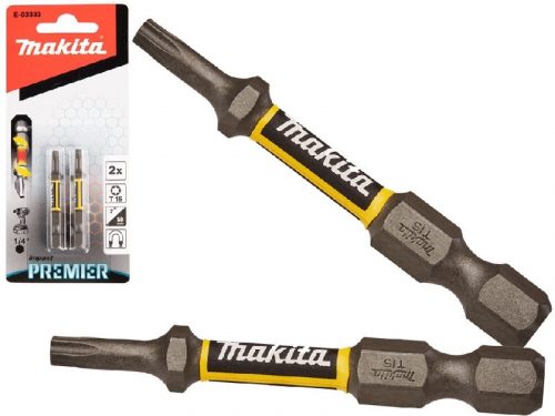 Makita impact PREMIER torziós csavarbehajtó bit T15 50mm 2db (E-03333)