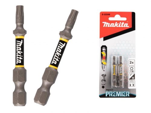 Makita impact PREMIER torziós csavarbehajtó bit T20 50mm 2db (E-03349)