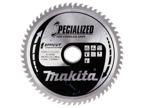 Makita EFFICUT körfűrészlap 216x30mm Z60 KOMPOZIT (E-12192)