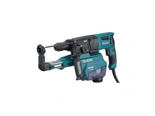 Makita HR2653TX2 SDS-Plus Fúró-vésőkalapács 800W 2,2J CST AVT porelszívóval hordtáskával