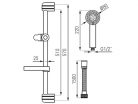 Ferro Ego Állítható zuhanyszett N150B