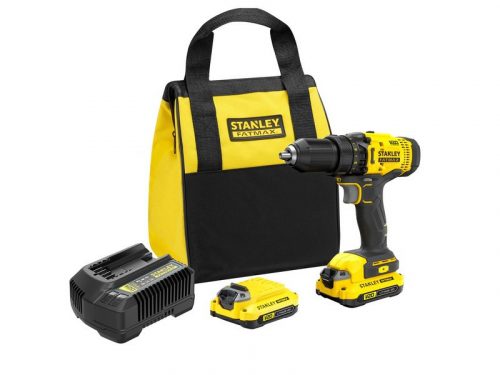 Stanley SFMCD700C2S-QW FatMax V20 Akkus fúró-csavarbehajtó 18V (2x1,5Ah+töltő)