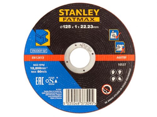 Stanley fém vágótárcsa 125x1x22,23mm (STA32637-QZ)