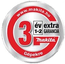Makita 3év garancia logó