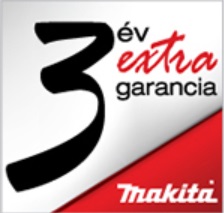 Makita 3év garancia logó